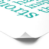 Ich bin positiv fotodruck (Ecke)