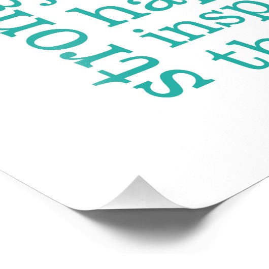 Ich bin positiv fotodruck (Ecke)