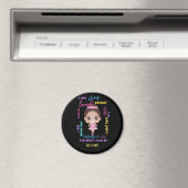 Ich BIN - Positive Girl Affirmations Ballerina Mag Magnet (In Situ (Geschirrspüler))