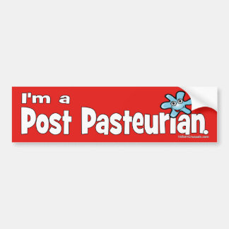 Ich bin Posten-Pasteurian Autoaufkleber