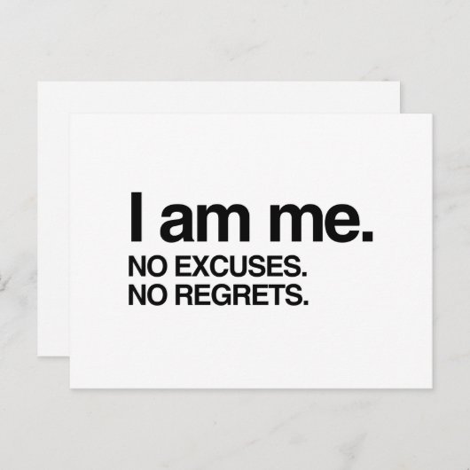 ICH BIN POSTKARTE (Vorne/Hinten)