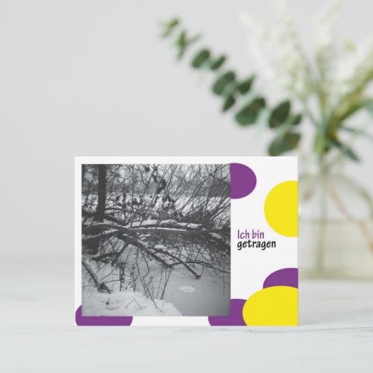 ich bin postkarte (Stehend Vorderseite)