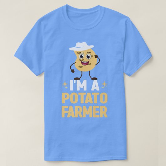 Ich bin Potato Bauer Funny Potato Bauer Boss Farm T-Shirt (Design vorne)