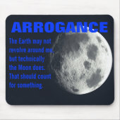 Ich bin praktisch die Mitte des Universums Mousepad (Vorne)