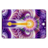 Ich bin Präsenz Fraktal Flexi Magnet (Horizontal)