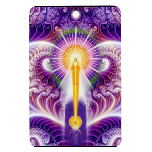 Ich bin Präsenz Fraktal Flexi Magnet (Vertikal)