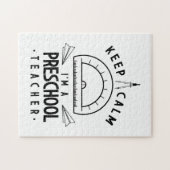 Ich bin Preschool-Lehrerin Puzzle (Horizontal)