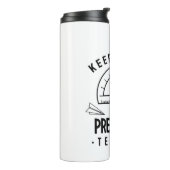 Ich bin Preschool-Lehrerin Thermosbecher (Nach links gedreht)