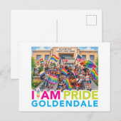 ICH BIN Pride Community Feiertagspostkarte (Vorne/Hinten)