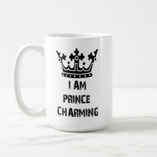 ICH BIN PRINZ CHARMANT lustiger Freund Verlobter V Kaffeetasse