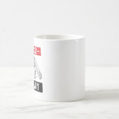 Ich bin Pro-Bibliothek Kaffeetasse (Mittel)