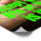 Ich bin Pro-Choice außer...PRO LIFE! Poster (Ecke)