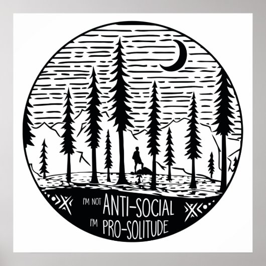 Ich bin Pro-Solitude Poster (Vorne)