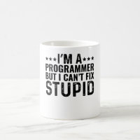 Ich bin Programmierer, aber ich kann den Dummkopf 