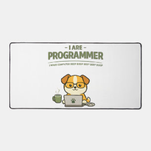 Ich bin Programmierer Beep Boop Lustige Arbeitsunt Schreibtischunterlage
