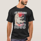 Ich bin Programmierer Computer Cat Software-Entwic T-Shirt (Vorderseite)