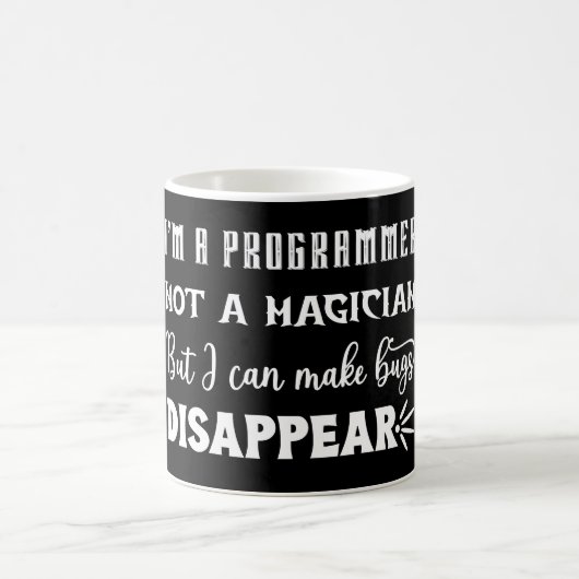 Ich bin Programmierer, ich kann den Fehler verschw Kaffeetasse (Mittel)