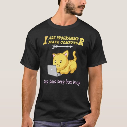 Ich bin Programmierer Ich lasse Computer piepen S T-Shirt (Vorderseite)