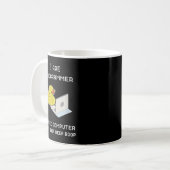 Ich bin Programmierer Ich mache Computer erklären Kaffeetasse (Vorderseite Links)