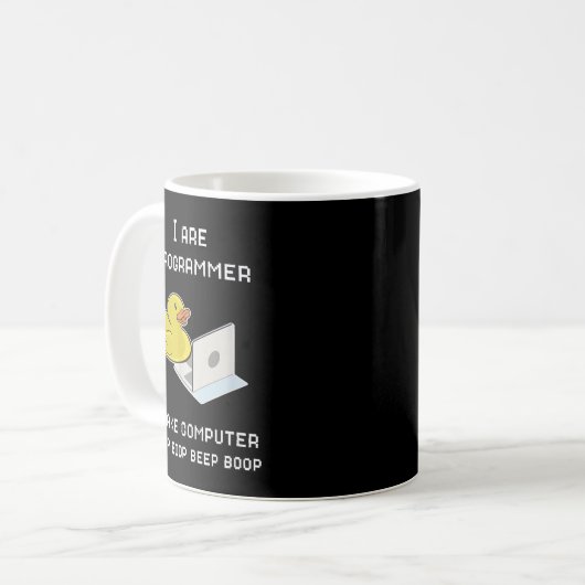 Ich bin Programmierer Ich mache Computer erklären Kaffeetasse (Vorderseite Links)