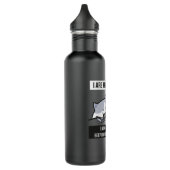 Ich bin Programmierer (Katzenprogrammierer) Edelstahlflasche (Links)