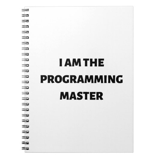 Ich bin Programmierer Notizblock (Vorderseite)