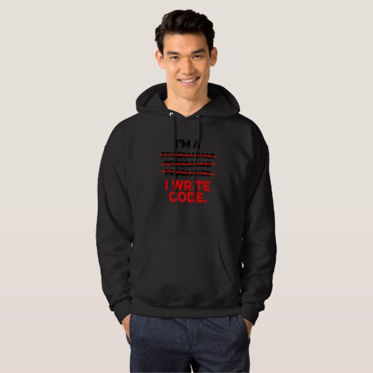Ich bin Programmierer und schreibe Code Computer S Hoodie (Vorne ganz)