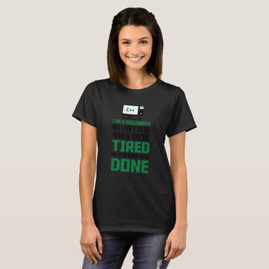 Ich bin Programmierer und schreibe Code Computer S T-Shirt (Vorne ganz)