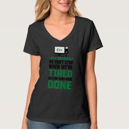 Ich bin Programmierer und schreibe Code Computer S T-Shirt (Vorderseite)