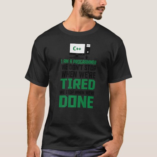 Ich bin Programmierer und schreibe Code Computer S T-Shirt (Vorderseite)