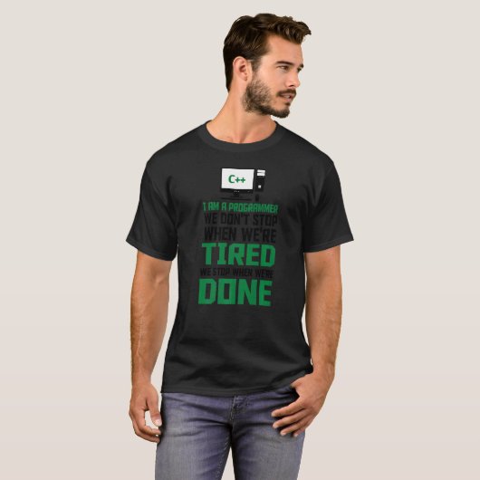 Ich bin Programmierer und schreibe Code Computer S T-Shirt (Vorne ganz)