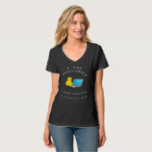 Ich bin Programmiererin Beep Boop Duck T-Shirt (Vorderseite Vollansicht)