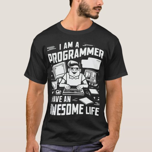 Ich bin Programmiererin T-Shirt (Vorderseite)