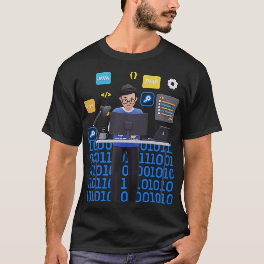 Ich bin Programmiererin T-Shirt (Vorderseite)