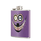 Ich bin PRONOID, optimistisches, lustiges Katzenzi Flachmann (Links)