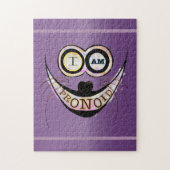 Ich bin PRONOID, optimistisches, lustiges Katzenzi Puzzle (Vertikal)