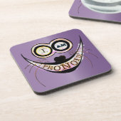 Ich bin PRONOID, optimistisches, lustiges Katzenzi Untersetzer (Linke Seite)