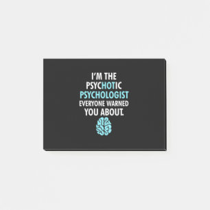 Ich bin Psychologe Post-it Klebezettel