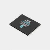 Ich bin Psychologe Post-it Klebezettel (angewinkelt)