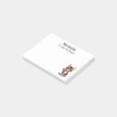 Ich bin purer Desaster, Cat-Mama, lustig Personali Post-it Klebezettel (angewinkelt)