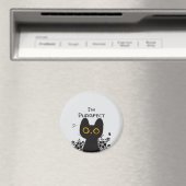 Ich bin purfect Niedlicher Schwarzer Katzenmagnet Magnet (In Situ (Geschirrspüler))