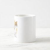 Ich bin Purr-fect (perfekt) für Sie - Calico Cat Kaffeetasse (Mittel)