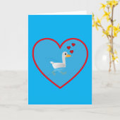 Ich bin Quackers für dich Karte (Gelbe Blume)