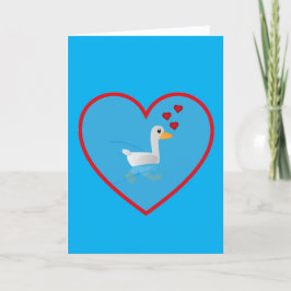 Ich bin Quackers für dich Karte