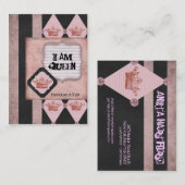 Ich bin Queen Chubby Visitenkarten Visitenkarte (Vorne/Hinten)