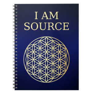 Ich bin Quellblume des Lebens Journal Notizblock