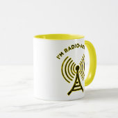 Ich bin radioaktiv tasse (VorderseiteRechts)