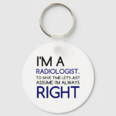 ICH BIN RADIOLOGISTIN SCHLÜSSELANHÄNGER (Vorderseite)