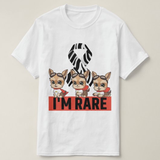 Ich bin Rare JJ 3 Posen T-Shirt (Design vorne)