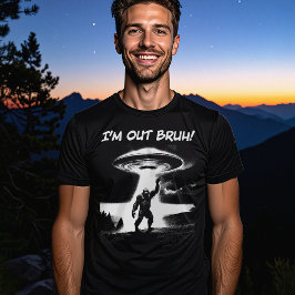 Ich bin raus Bruh! UFO für dunkle Gegenstände T-Shirt